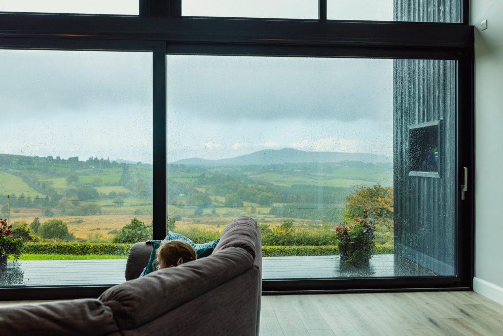 Oknoplast storm patio door