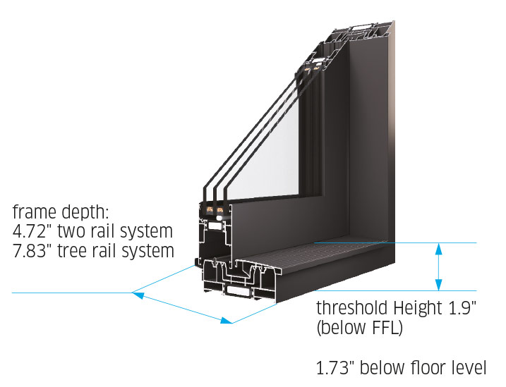 ALUVIEW STANDARD - Oknoplast - corner